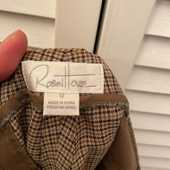 Robin Howe, charcoal gray and beige dress pants, c - Picture 5 of 7